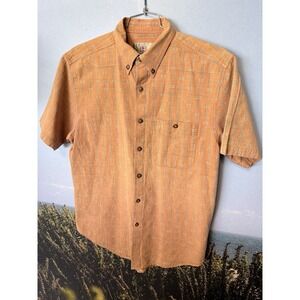 vintage 90s euc The Territory Ahead Quality  Textured Plaid Shirt SS india M